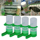 4PCS Plastic Pet Bird Automatic Drinker Feeder Water Dispenser Clip