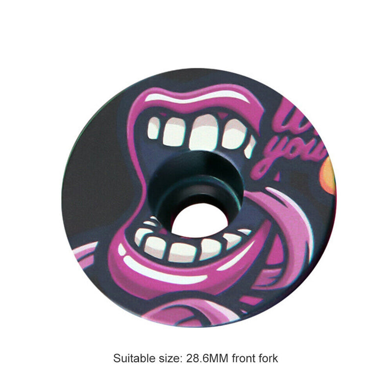 Ultra Light Mountain Road Bike Headset Stem Top Cap Cover for 28.6mm Fork Tub