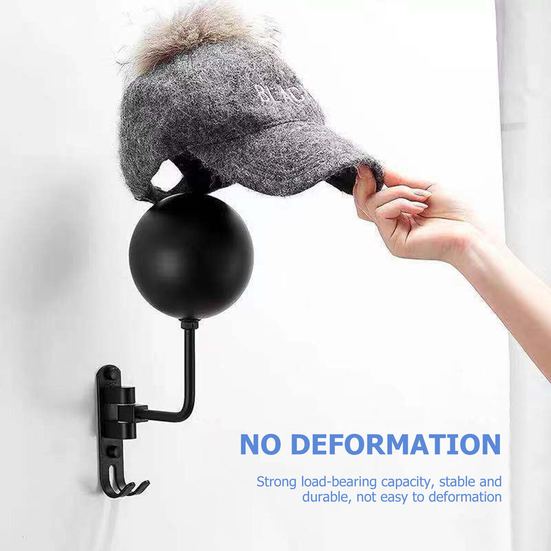 Motorcycle Helmet Rack 180 Degree Rotation Wall-mounted / Floor-standing Ho