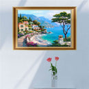 5D Full Drill Diamond Seaside Painting Embroidery DIY Cross Stitch Decor