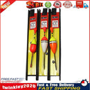 3pcs Fishing Bobber Line Kits Fishhook Buoy Fishing Float Set (Drop Type) Newly