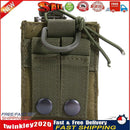Outdoor Molle Radio Walkie Talkie Holder Bag Magazine Pouch Pocket(Green) Newly