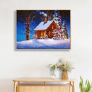 5D DIY House Scenery Diamond Painting Full Round Drill Rhinestone Decor Craft