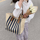 Straw Woven Underarm Shoulder Bags Women Summer Beach Female Shopper Handbags