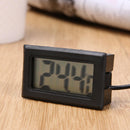 Waterproof Electronic Digital LCD Pet Aquarium Thermometer w/ Probe(Black)
