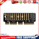 SSD M.2 NVME to PCI-E 4.0 X4 Riser Card PCI-Express X4/X8/X16 M Key Adapter