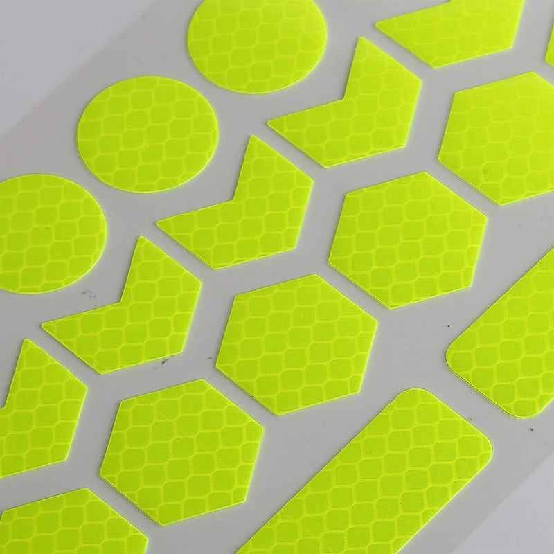 Reflective Stickers Kit Reflector Decals for Motorcycle Helmet Bike Strolle