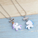 Jewelry Best Friend Forever Bead Chain Bff Necklace Unicorn Pendants Friendship