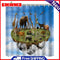 Bath shower curtain decoration waterproof Print (1#) (180*180cm)