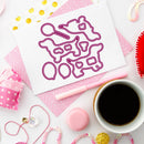 Silicone Seal Love Dog Happy Birthday Paper Cut Dies Clear Scrapbooking Ste