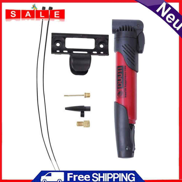 DUUTI Mini Portable Bicycle Air Pump Accessories MTB Bike Cycling Tire Inflator