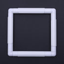 Square Hoop Embroidery Hoop Plastic Frame DIY Cross Stitch Craft Tool Newly