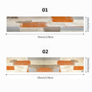 Style Burlap Linen Abstract Paint Art Table Dresser Runner Table Runner