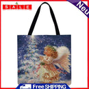 Jump Car Christmas Angel Printed Shoulder Bag Shopping Bag Casual Large To