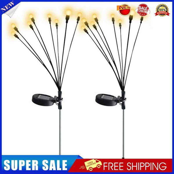2pcs Garden Solar Light Convenient Use for Home Garden Landscape Courtyard