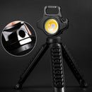 Ultralight Mini LED Flashlight Keychain Rechargeable 500LM Can Opener Work Li