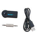 3.5mm USB Wireless Bluetooth Aux Stereo Audio Music Car FT Mini Receiver A hot.