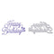 Birthday Writing Pattern Decor DIY Machining Die Carbon Steel Stencil