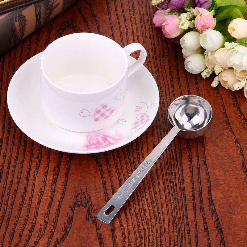 5Pcs 30ML Coffee Scoop Thicken Stainless Steel Tablespoon Measuring Spoon