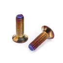 6pcs/lot Burnt Titanium Car Steering Wheel Bolts Hex Head Bolts (M5x15mm) Newly