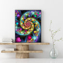 Love Vortex Oil Paint By Numbers Kits Canvas Picture Wall Art DIY Craft