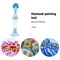 Vase 5D Diamond Painting Point Drill Pen DIY Craft (Blue Owl no Drill)