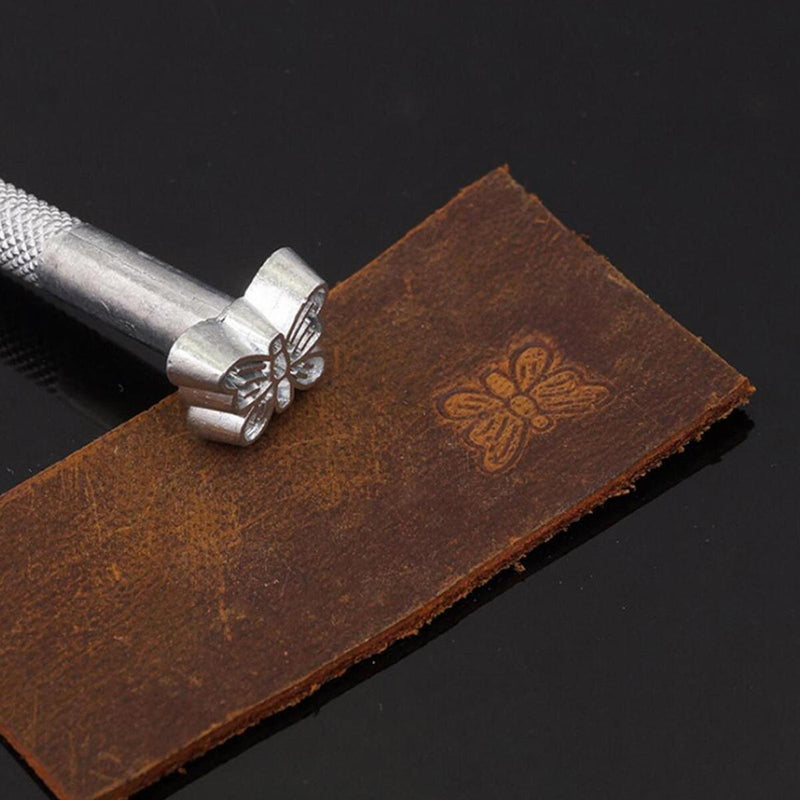 20PCS Manual Leather Craft Carving Embossing Beveler Tools Kit New_