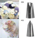 Tip Icing Russian Baking Stainless Steel Flowers Cake Decorating Leaves Nozzle