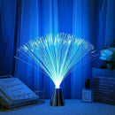 Fiber Optic Light Lamp Colour Changing Sensory Light Base Operated Battery G0C9