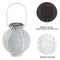 Hollowed Solar Lanterns - Outdoor Hanging Wrought Iron Landscape Lights (B)