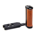 1x Side Wooden Handle, Left L Plate Quick Change Plate Accessory For Camera
