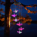 Wind Chimes Solar Lights Hanging Decorative Lamps Halloween Gifts for Home Yard