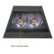 2 Pack LED Solar Lights ABS for Outdoor Home Garden Decor (Warm Light)