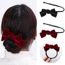 Styling Bow Pattern Hair Making Tool Hair Rope Bun Maker Hairstyle Headband