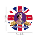 Acrylic Queen Elizabeth II Platinum Pendant Printing Her Majestys Portrait Sign