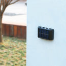 2x Solar Wall Lamp Outdoor Balcony Fence Path Garden Decor (White 6LED) Newly