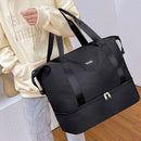 Women Large Capacity Fitness Duffle Bag Waterproof Nylon Travel Luggage Bags