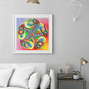 5D Diamond Painting Partial Mandala Kit Special Shape Crystal Drill DIY Mosaic
