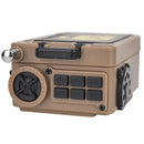 HRD-701 Portable Full-Band Digital Radio FM MW SW WB Radio (Desert Yellow) Newly