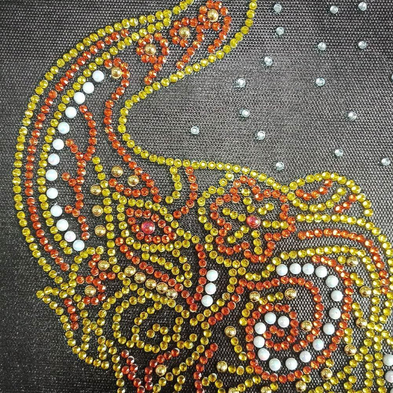 5D DIY Special Shaped Diamond Painting Cross Stitch Kit (D1007 Elephant)