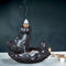 Backflow Incense Burner Ceramic Waterfall Smoke Censer Home Office Decor Newly