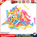 100Pcs Mixed Color Plastic 42mm(1 2/3 inch) Polypropylene Golf Tees Newly