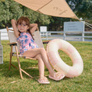 Retro Thickened PVC Swimming Ring Inflatable Baby Underarm Ring for Water Gam