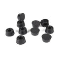 10pcs Pool Cue Tail Protective Sleeve Billiard Rubber Bottom Support Pad Newly