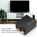Grwibeou Digital To Toslink Fiber Optic Analog Audio Coaxial Converter T0W2 Q7N7