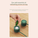 Silent Cooling Hanging Neck Fan Leafless Sport Travel Personal Fans (Green)