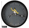 Decorations Black Personality Kung Fu Wall Clock Chinese Round Clock Bruce Lee