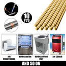 10pcs Low Temperature Simple Brass Welding Rods Electrodes Easy Melt Weld Bar