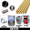10pcs Low Temperature Simple Brass Welding Rods Electrodes Easy Melt Weld Bar