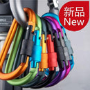 1PC Camping Aluminum Clip EDC Tool D-Ring Snap Hook Carabiner Karabiner